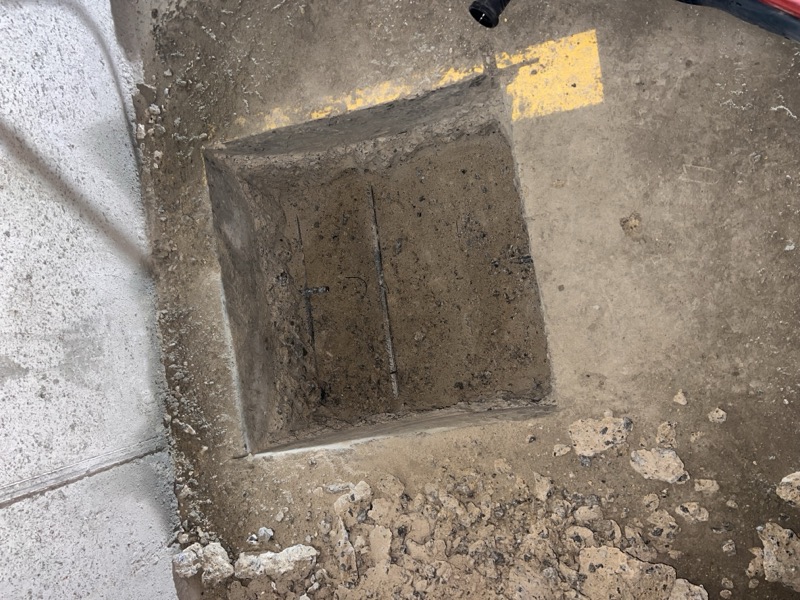 Рязане на стоманобетон - изваден участък - Бургас