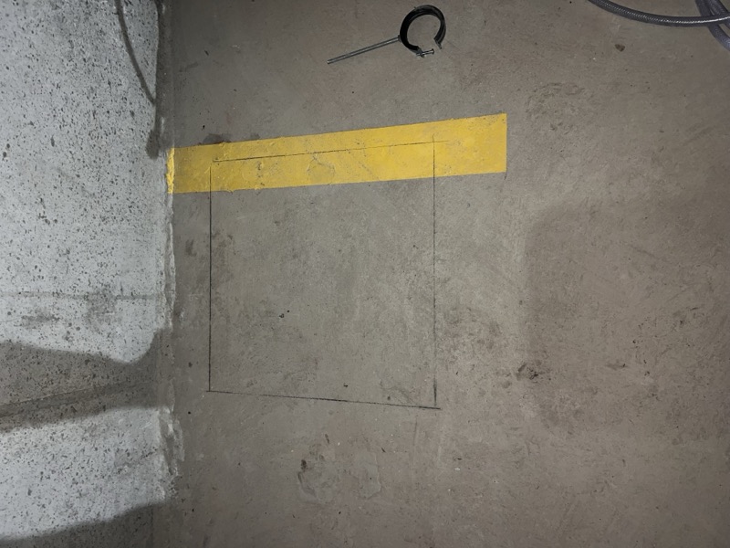 Рязане на стоманобетон - маркиране на плоча - Бургас